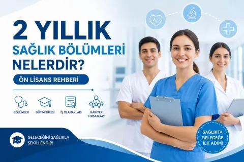 2 Yıllık Sağlık Bölümleri Nelerdir? Ön Lisans Rehberi