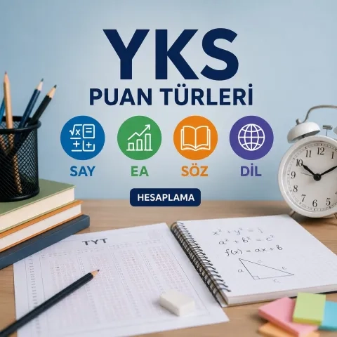 YKS Puan Türleri Nedir? SAY, EA, SÖZ, DİL Hesaplama